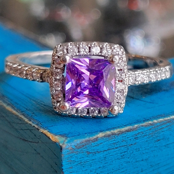 Fragrant Jewels Jewelry - 💍2 for $20 NWT Fragrant Jewels Purple Swarovski Crystal Ring